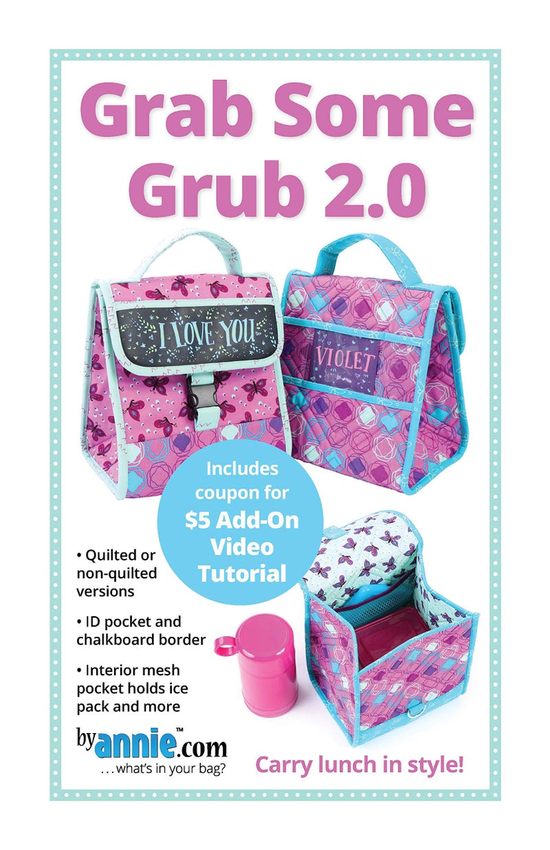Annie Grab Some Grub 20 Pattern White