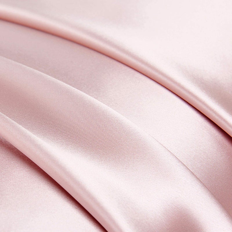 ROSEWARD Pink Silk Pillow Cases with Zipper Made in USA, 100% 22 Momme Mulberry Silk Pillowcase for Hair and Skin, Acne Free, Anti Aging, Anti Wrinkle, Hypoallergenic (Pink, Standard) - Image 4