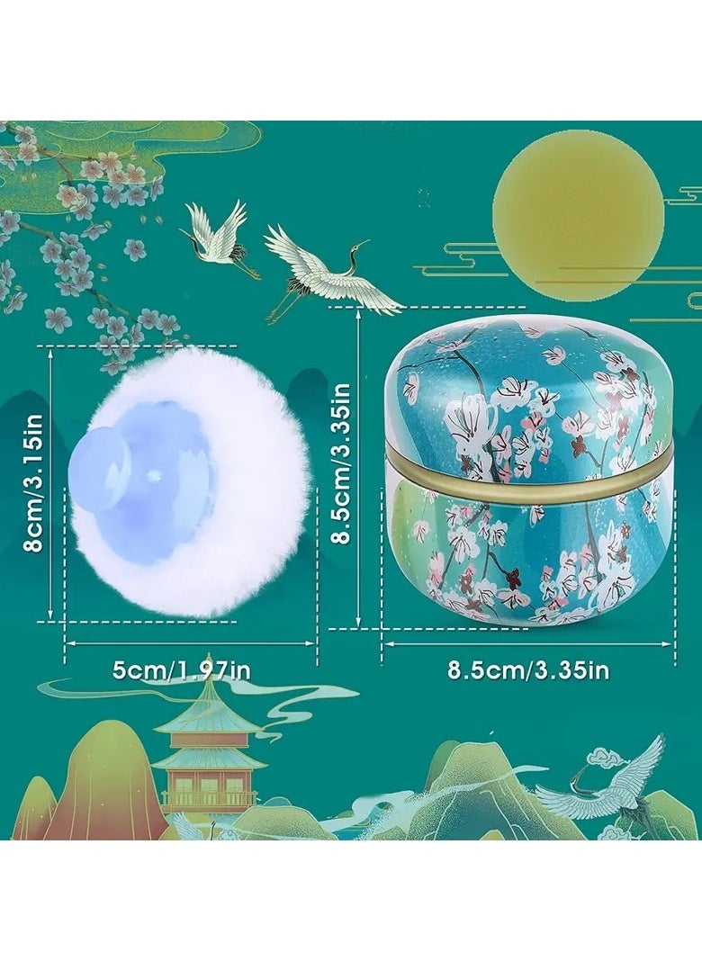 ORiTi - Travel Friendly Container Perfect for Bath and Body Care  Powder Puff not included - Image 1