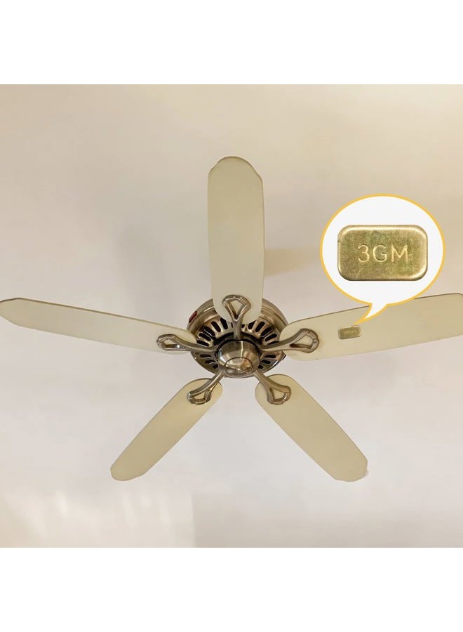 Alpurple 3 Set Ceiling Fan Blade Balancing Kit,Fan Balancing Kits Include 3 PCS Plastic Balancing Clip and 9 PCS Metal Self-adhesive 3G Weight - Image 5