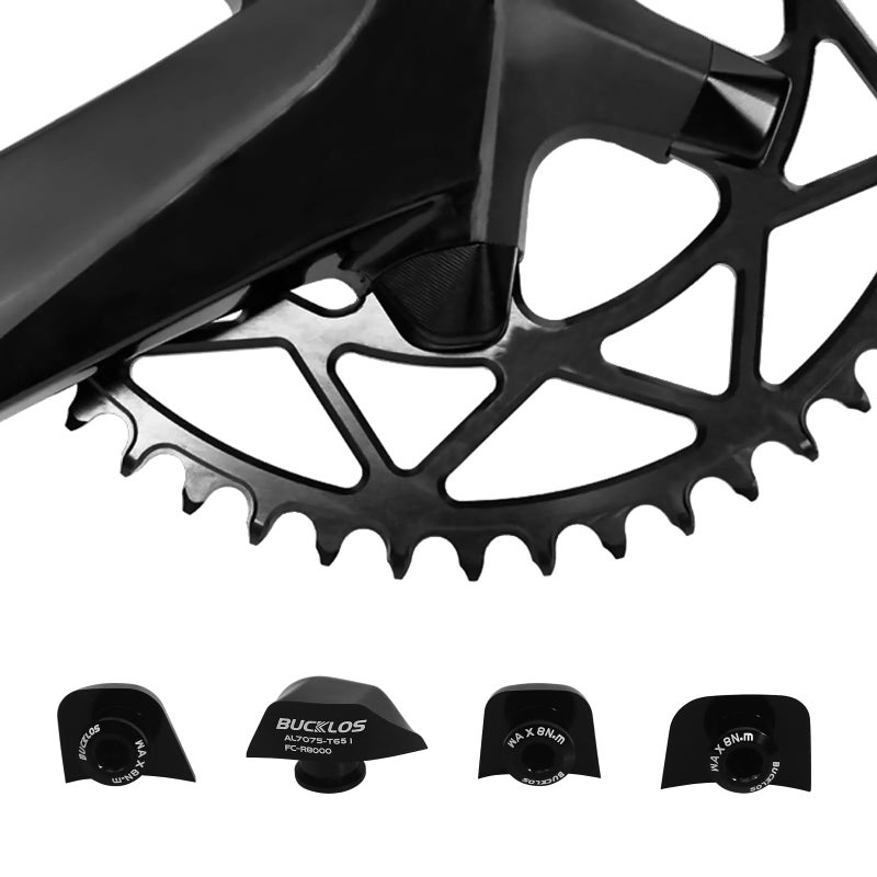 BUCKLOS Bike Chainring Bolts with Crankset Screws AL7075-T651 Aluminum Alloy Fit Shimano R7000/R8000/R91000 Crankset - Image 1