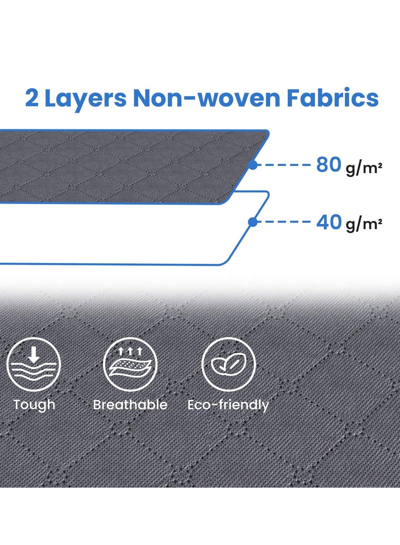 5 Pack 60×40cm Large Storage Bags, Clothes Storage Bins Foldable Closet Organizers Storage Containers with Durable Handles Thick Fabric for Blanket Comforter Clothing Bedding 90L - Image 5