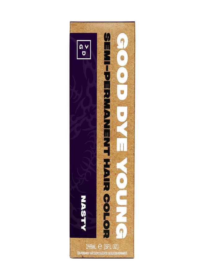 Good Dye Young x Rico Nasty Purple Semi-Permanent Hair Dye, Vegan and Cruelty-Free, Semi-Permanent Hair Color (Deep Purple, 5FL OZ) - Image 1