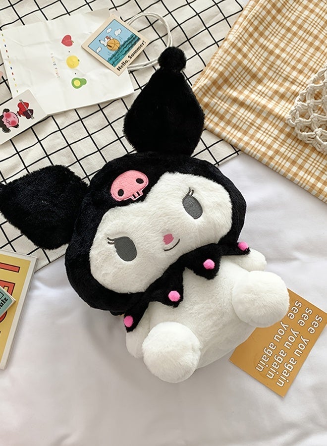 Adorable Cartoon Plush Doll 33cm Super Soft Fluffy Stuffed Toy, Lovely Anime Character Plush Figure Gift for Kuromi Collectors, Anime Fans, Little Girls & Boys, Premium Comfort Plush Decor Companion Toy, Safe Plush Gift Suitable for Kids Ages 6 and Up, Perfect for Bedroom Decor, Birthday Presents & Holiday Surprise Gifts - Image 4