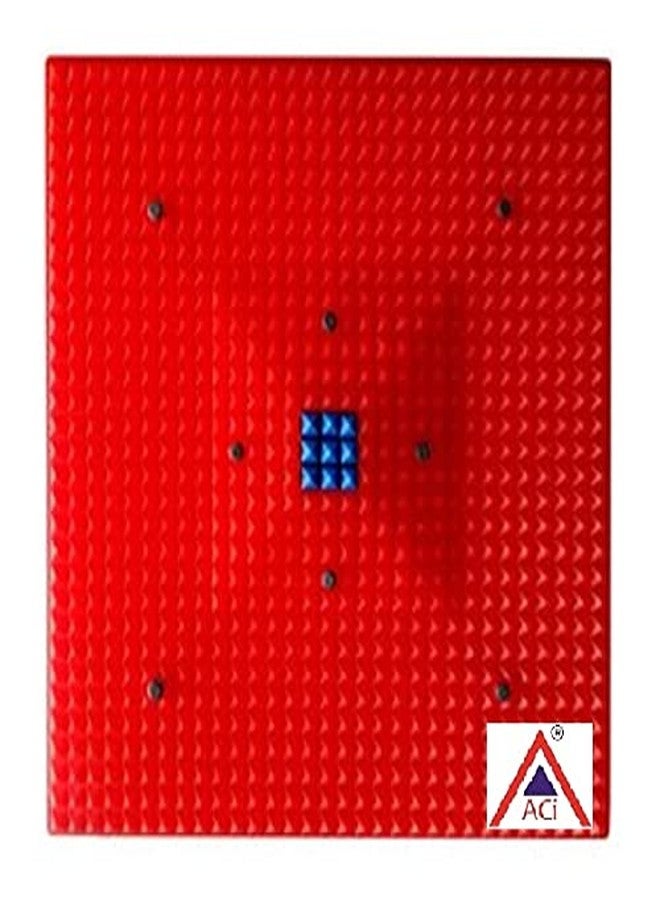 ACi Acupressure Reflexology Magnetic Pyramidal Therapy Energy Pain Relief Power Foot Health Deluxe Mat (Multicolor) - Image 5