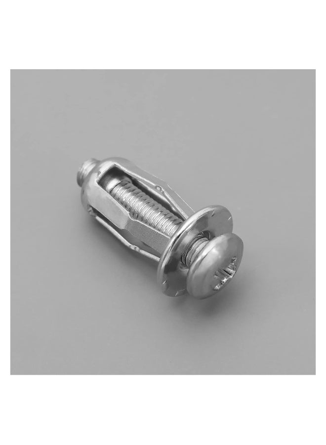 مكسرات جاك بتل مكسرات، مكسرات إدراج بتل، دبل مع مسامير للتجميع لجدار معدني مجوف بسماكة 0-5 ملم، ورقة بلاستيكية مجوفة، 8 مم * 16 مم (30 قطعة) - Image 5