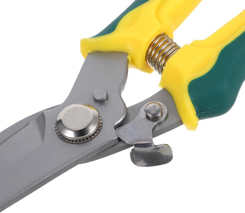 Garden Pruning Shear Stainless Steel Bent Tip with Wrist Strap for Orchard Fruit Picking and Flower Clipping Gardening Safety Scissors - Image 3
