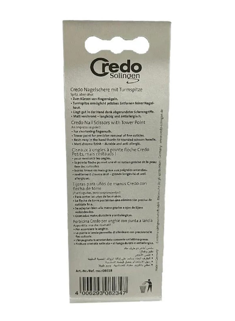 CREDO SOLINGEN مقص أظافر كريدو 3.5 برج مطفي كروم (8018) - Image 2