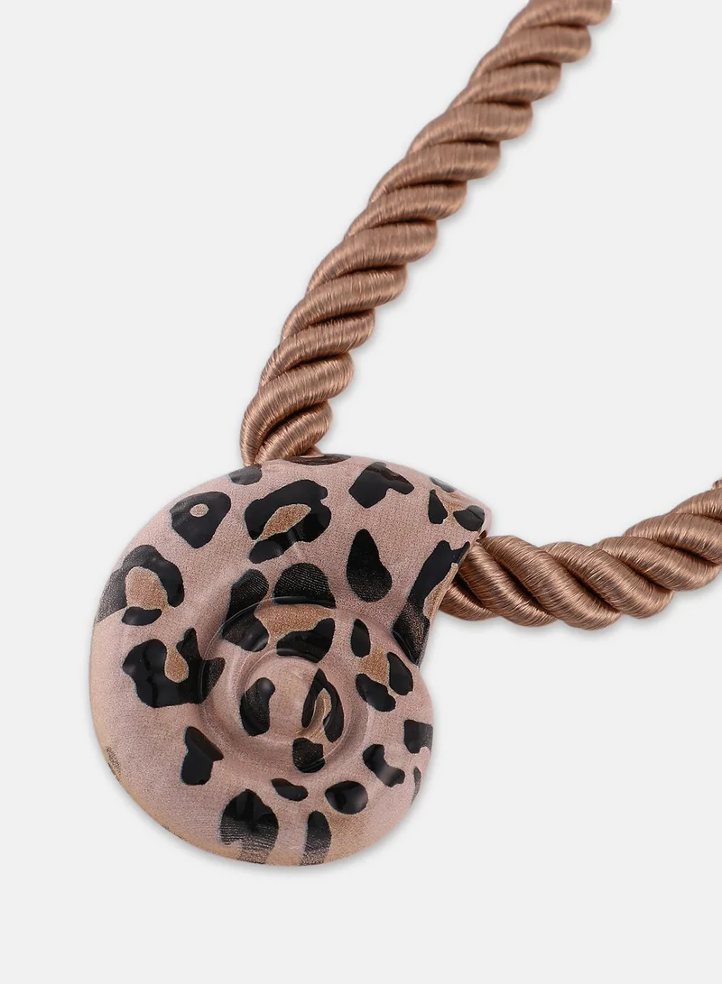 SOHI Coquillage Rope Artificial Pendant Necklace Jewellery