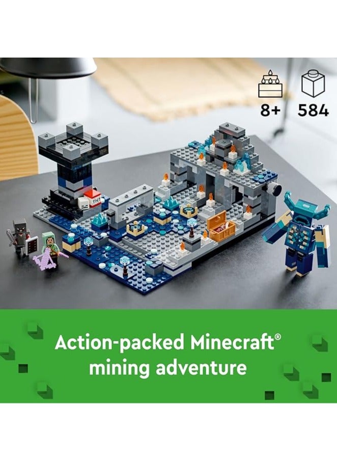 general Minecraft Battle of the Dark World Biome Adventure Toy, Ancient City Assembled Block Box with Guardian Figure, Dynamite Tower and Treasure Chest, suitable for children aged 8 and up - Image 2