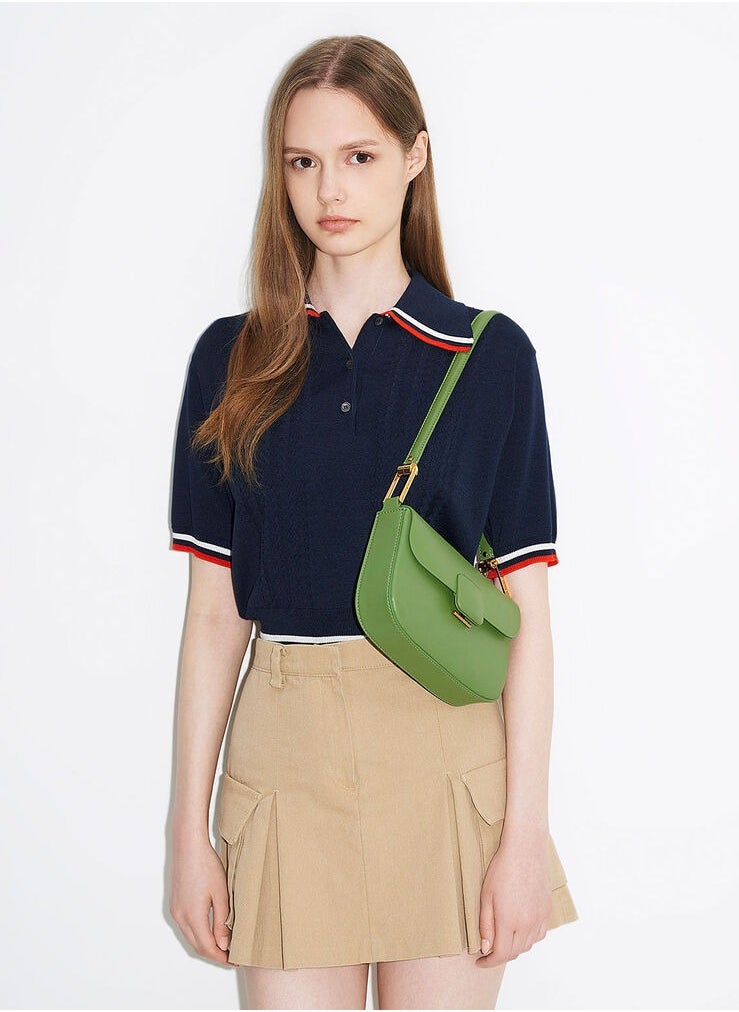 Charles & Keith Koa Square Push-Lock Shoulder Bag  - Image 2