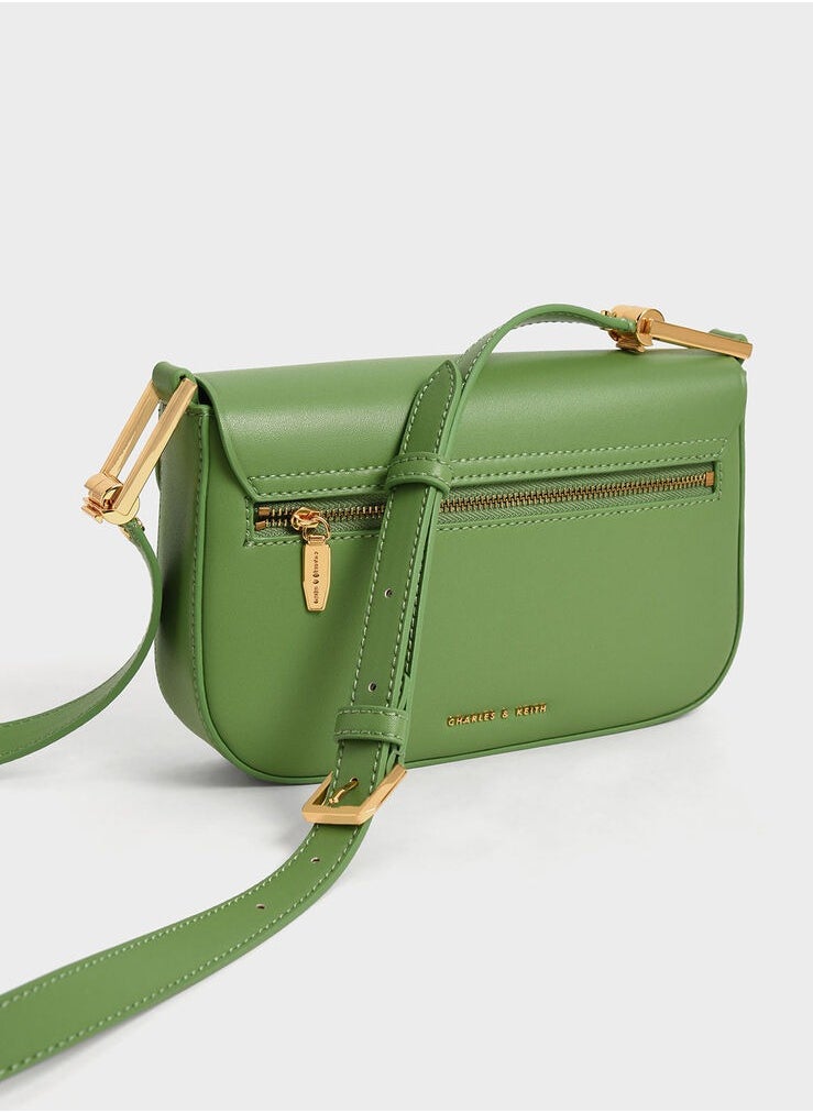 Charles & Keith Koa Square Push-Lock Shoulder Bag  - Image 5