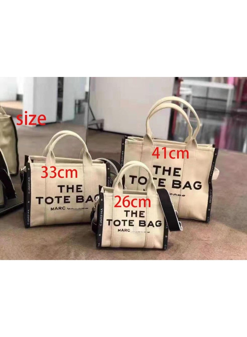 marc bag women canvas shopper bag the tote bag LARGE SIZE 42CM - Image 4