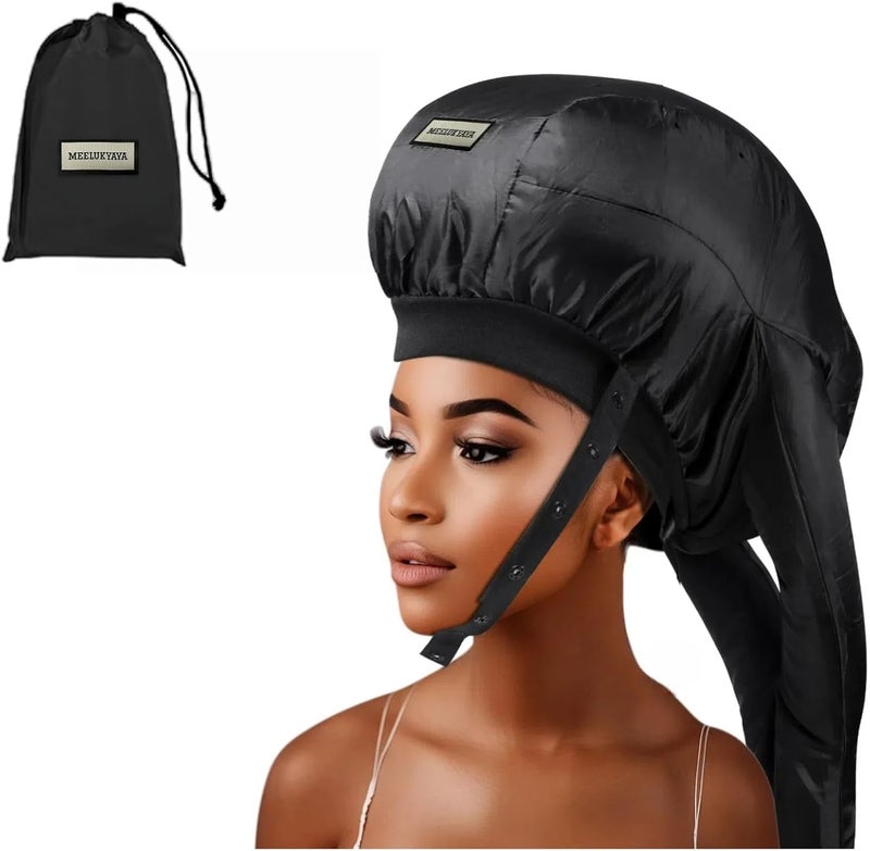 MEELUKYAYA Bonnet Hair Dryer for Curly Hair,Upgraded Double Tubes Diffuser Cap,Even Heat Distribution,Hairstyling Dryer Cap for Women,Portable Hair Dryer,Hooded Hair Dryer,Hair Dryer Bonnet - Image 1