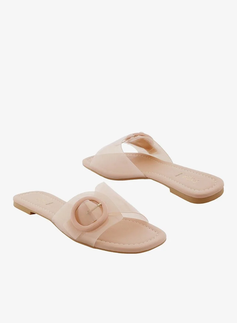 Fyor  Elegant Buckle-Detail Slide Sandals BCM 080 for Women | Best Price UAE