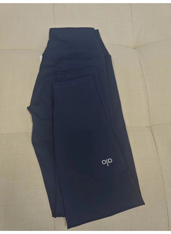 ALO Yoga Pants - Shimmering Solid High-Waisted Leggings