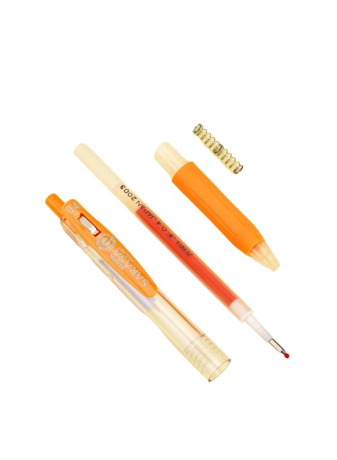 ZEBRA Mm Bullet Tip Retractable Gel Pen, Colorful Student Notebook Signing Pen, Study Marking Coloring Journal Pen, Jjs15, Light Blue, Single Pen - Image 2