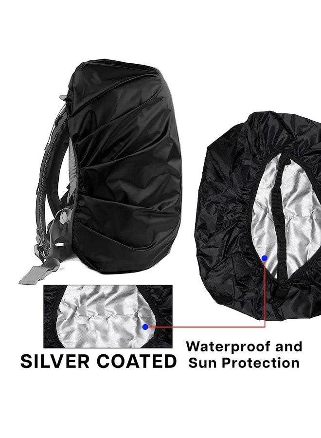 Jeruki Bag Cover Waterproof Rain Cover for Backpack Bags, Rainproof Dust Proof Protector Elastic Adjustable for Trekking & Laptop, School Bag Cover, Luggage Bag Cover with Pouch Free Size - Image 3
