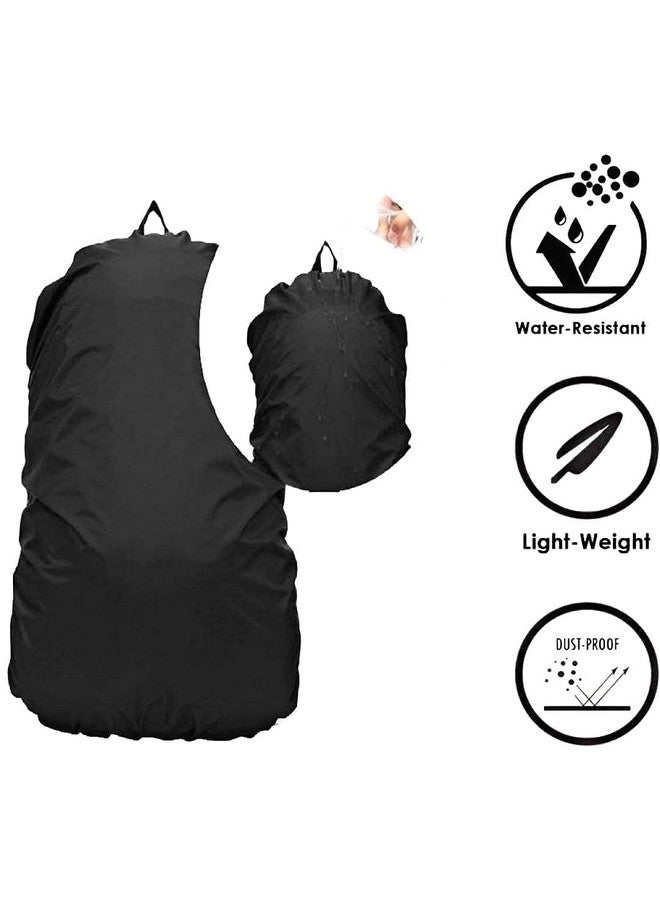 Jeruki Bag Cover Waterproof Rain Cover for Backpack Bags, Rainproof Dust Proof Protector Elastic Adjustable for Trekking & Laptop, School Bag Cover, Luggage Bag Cover with Pouch Free Size - Image 2