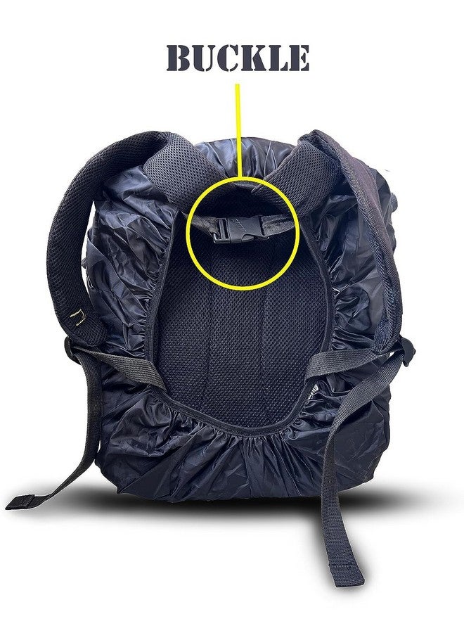 Jeruki Bag Cover Waterproof Rain Cover for Backpack Bags, Rainproof Dust Proof Protector Elastic Adjustable for Trekking & Laptop, School Bag Cover, Luggage Bag Cover with Pouch Free Size - Image 5