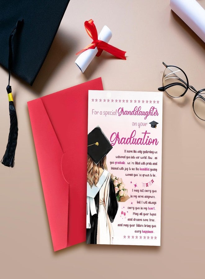 ATTLVV Graduation Gifts for Granddaughter,Granddaughter Graduation Card,8x5.3 Inches,Quick-Dry,Eco-Friendly - Image 3