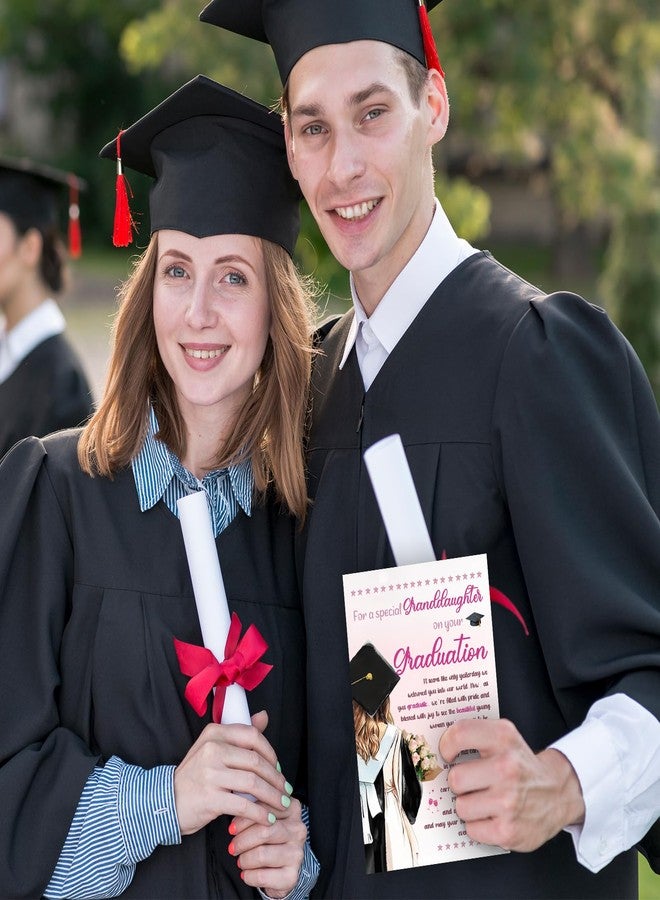 ATTLVV Graduation Gifts for Granddaughter,Granddaughter Graduation Card,8x5.3 Inches,Quick-Dry,Eco-Friendly - Image 4