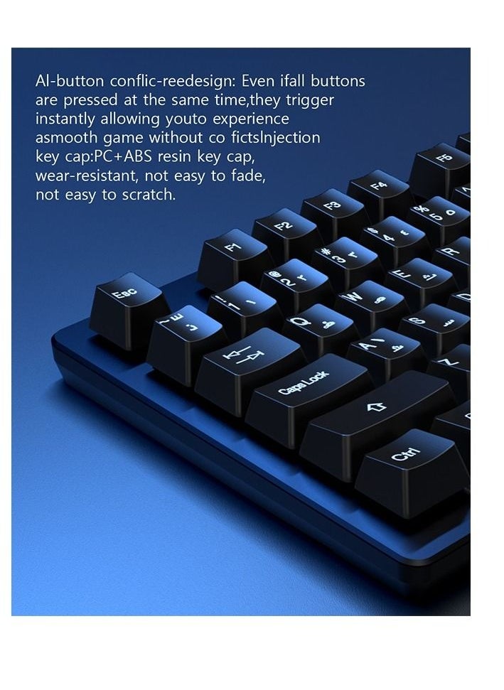 CHOETECH - Choetech Mechanical Gaming Keyboard - Black - Image 1