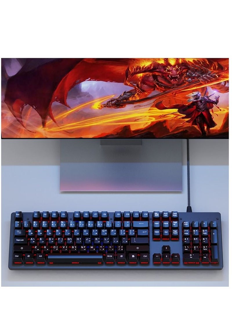 CHOETECH - Choetech Mechanical Gaming Keyboard - Black - Image 1
