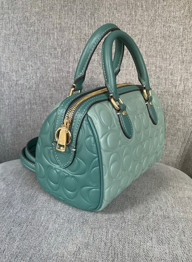 coachoutlet Mini Rowan Crossbody Bag In Blocked Signature Leather - Image 3