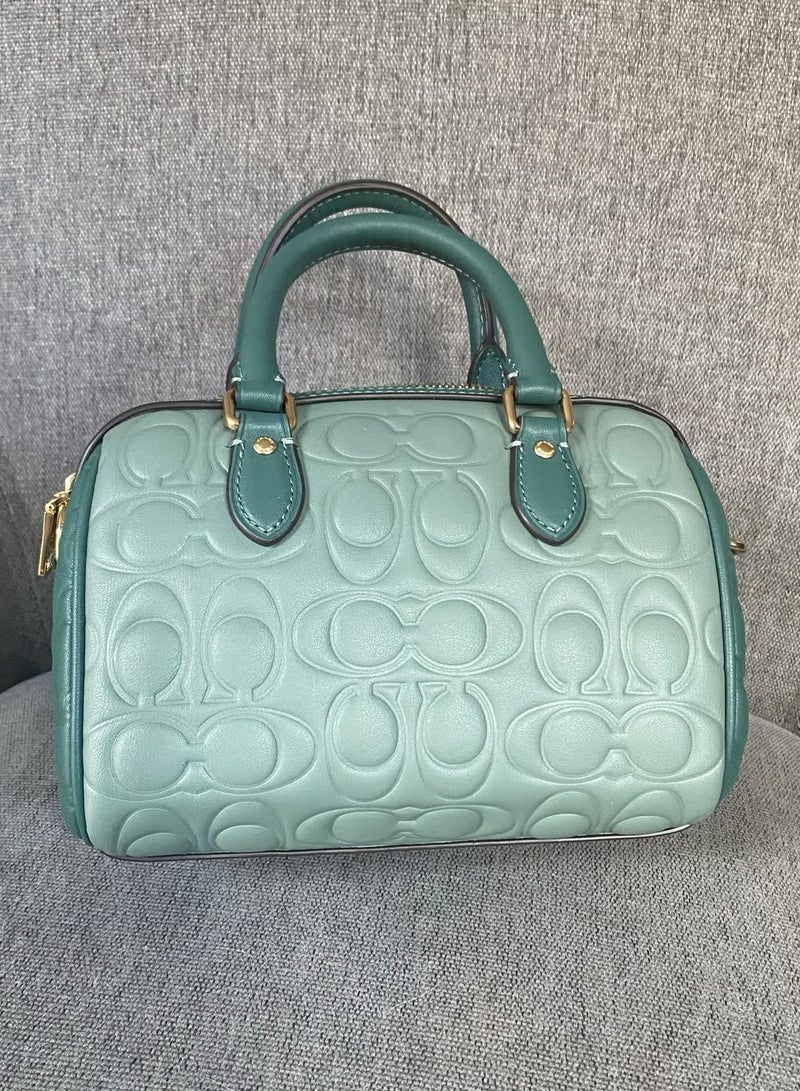 coachoutlet Mini Rowan Crossbody Bag In Blocked Signature Leather - Image 4