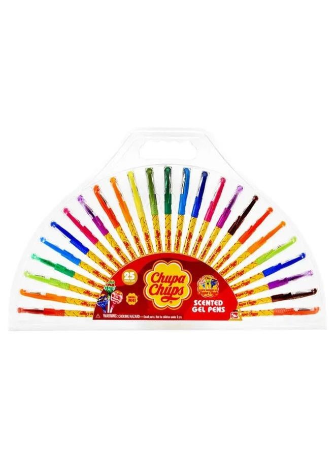 تشوبا تشوبس أقلام جل معطرة من تشوبا تشوبس، ٢٥ لونًا