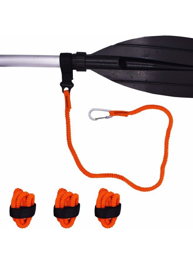 YYST Orange Paddle Leash Paddle Holder Tool Lanyard - No Paddle (Orange X 4 Pack) - Image 5