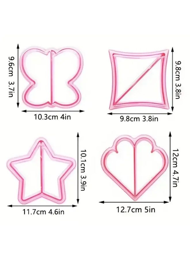 Square Pink Bread Shaping Mold for Sandwich Toast And Bento Cake Cutter - Image 3
