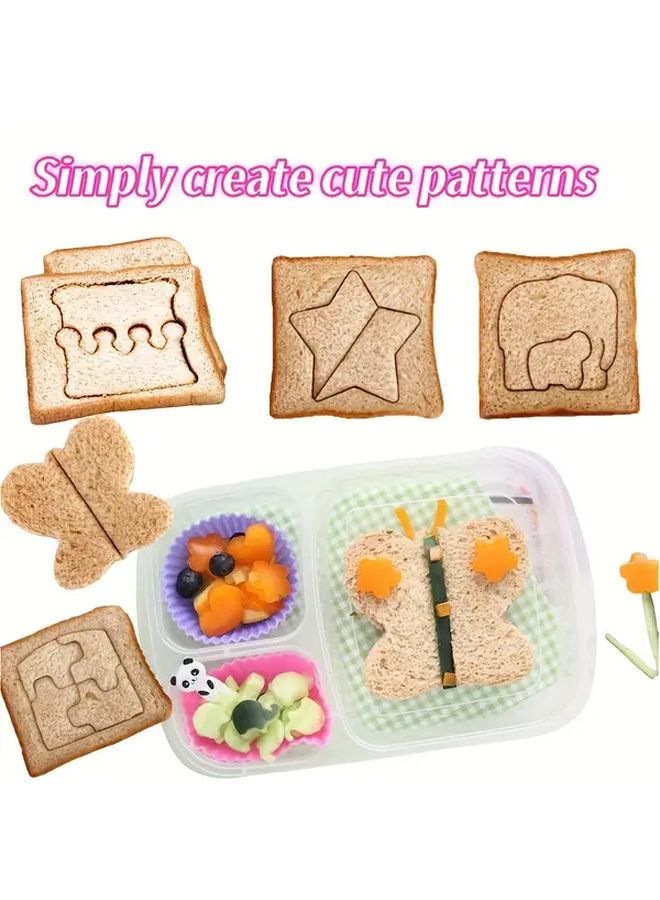 Square Pink Bread Shaping Mold for Sandwich Toast And Bento Cake Cutter - Image 4