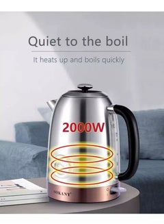 sokany SK-1031 غلاية كهربائية 1.7 لتر 2200 وات مع ميزان حرارة  - Image 2