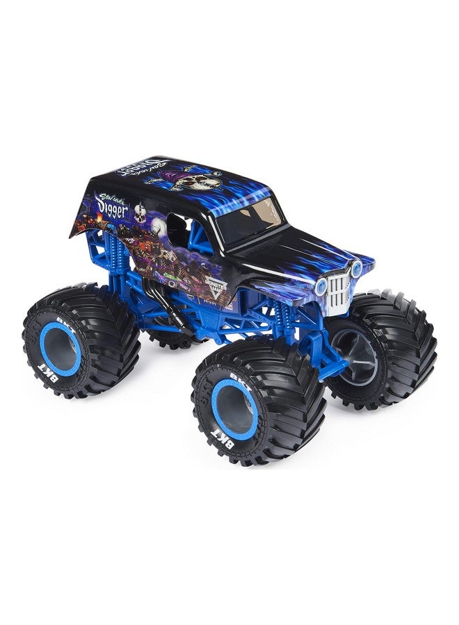 سبن ماستر Monster Jam، شاحنة Monster Truck Son-Uva Digger الرسمية، مركبة مصبوبة من قوالب لهواة التجميع، بمقياس 1:24 - Image 2