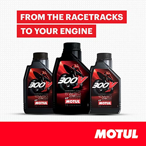 Motul 104125 Oil 300V Road Racing Synthetic 15W50 1 Liter - Image 4