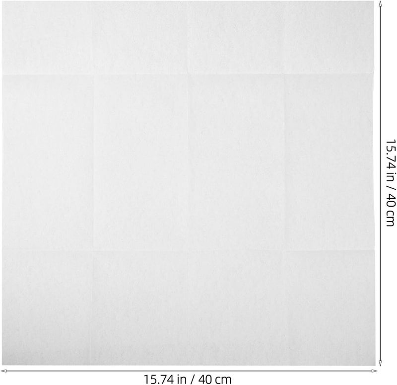 Baluue Disposable Paper Dinner Napkins with Fork Pocket, White 50pcs Bulk Pack, Pocket Napkins for Restaurant and Wedding Party Use - Image 2