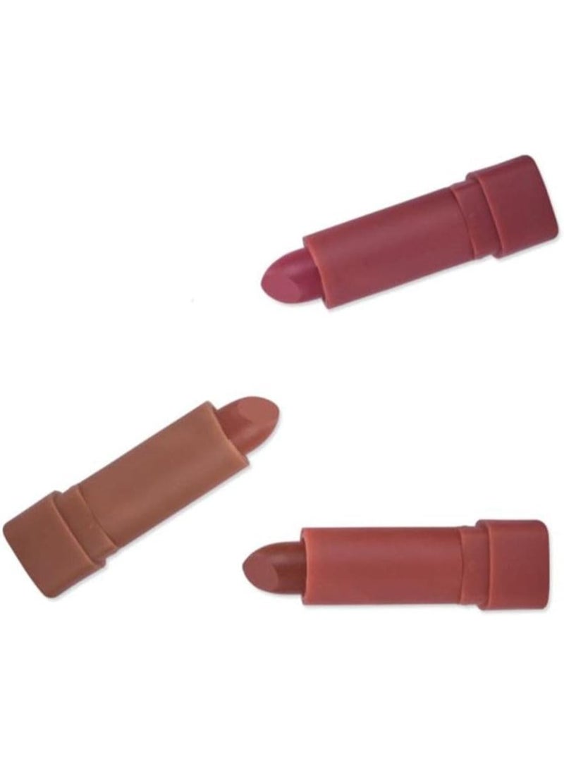 مجموعة أحمر شفاه 6 قطع بحجم مناسب للسفر بلون اليقطين الفاخر - Image 5