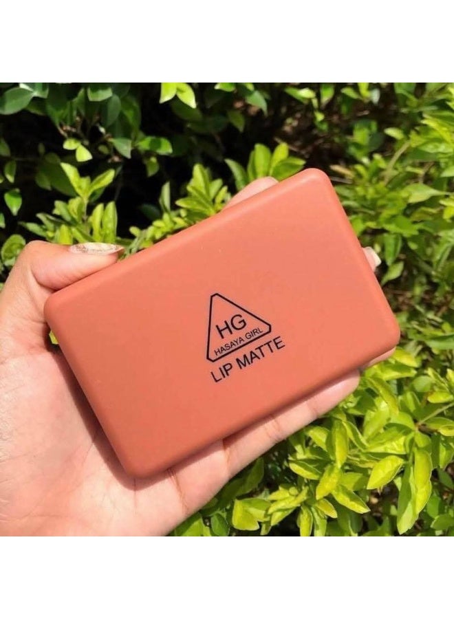 مجموعة أحمر شفاه 6 قطع بحجم مناسب للسفر بلون اليقطين الفاخر - Image 2