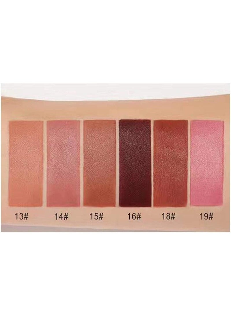 مجموعة أحمر شفاه 6 قطع بحجم مناسب للسفر بلون اليقطين الفاخر - Image 3