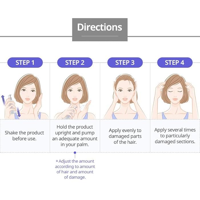 atomy silk protein hair esence | whipped cream type of daily leave-in protein treatment 5.2fl oz - Image 2