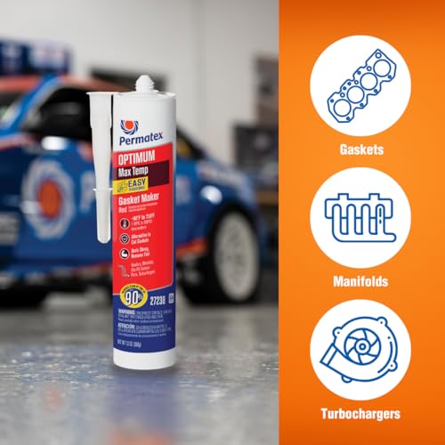 Permatex Optimum Red High Temperature Gasket Maker 13 oz - Image 3