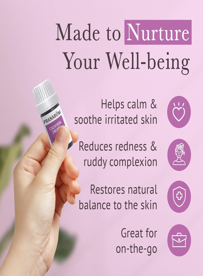 Pranarom - Calm Skin Dropps Wellness Blend 5ml - for Sensitive Skin - Diffusing for Relaxation Ambiance - 100% Pure Organic Essential Oils - Image 4