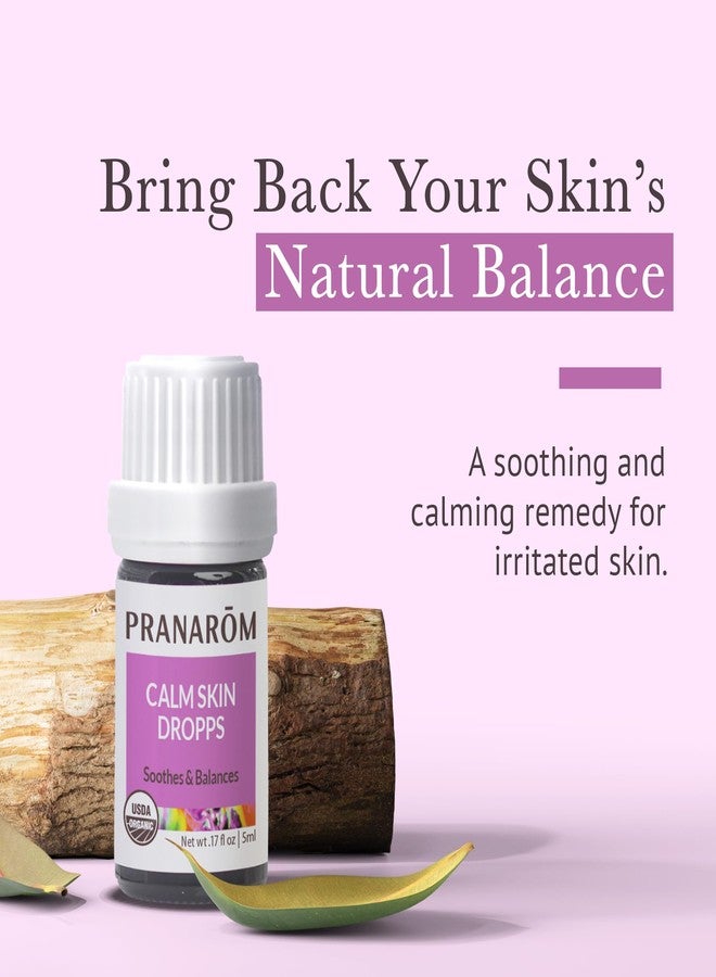 Pranarom - Calm Skin Dropps Wellness Blend 5ml - for Sensitive Skin - Diffusing for Relaxation Ambiance - 100% Pure Organic Essential Oils - Image 2