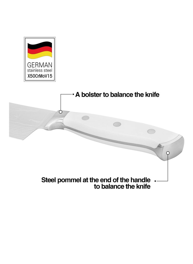 Fissman - 6'' Butcher Knife Bonn Series, with Sharp Blade and Sturdy Non Slip Handle, Minimalist Design, Stainless Steel, Suitable for Home Restaurant - Image 1