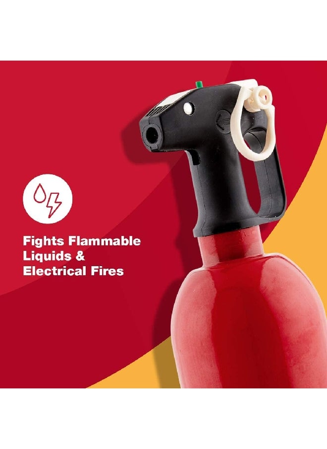 FIRST ALERT - 5-B:C Extinguisher Class Auto Fire Extinguisher Red 10.4 x 4 x 3 Inch AUT05 - Image 1