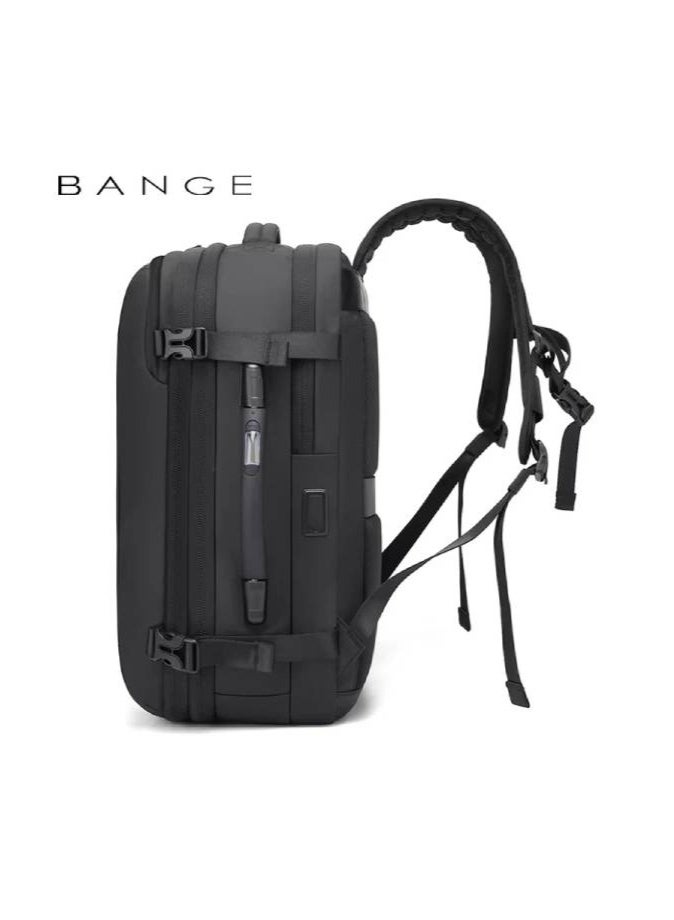 بانجي حقيبة ظهر BANGE 1909-8 الأكثر مبيعًا، منتج جديد، متوفرة بالجملة، مزودة بمنفذ USB وقفل TSA ومقبض وزن، مقاومة للماء، للرجال، قابلة للضغط بتفريغ الهواء، للكمبيوتر المحمول - Image 4