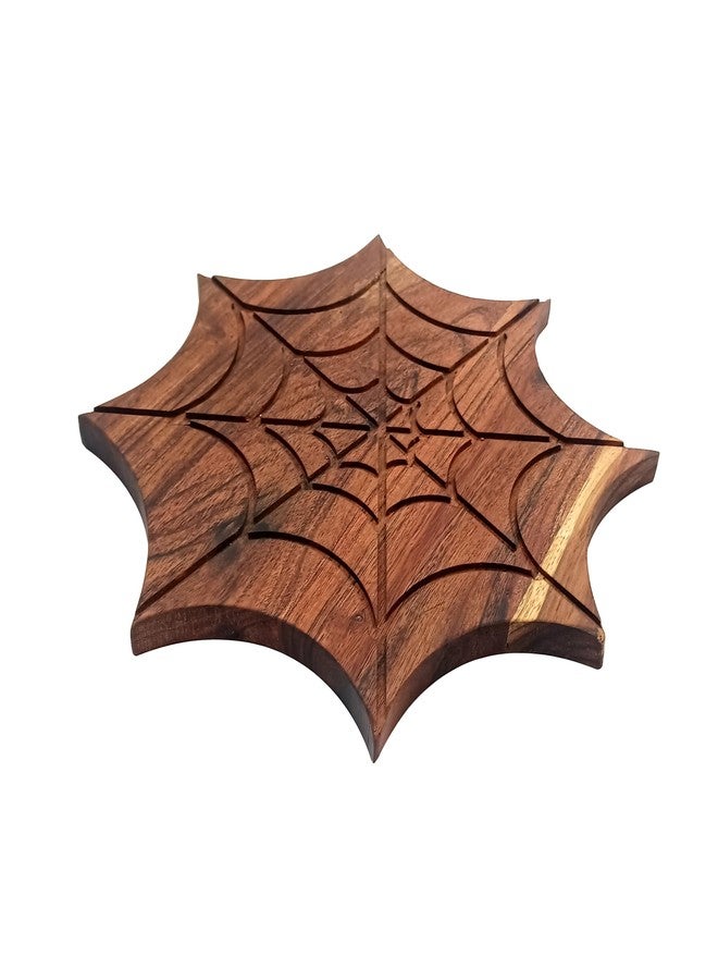Affinity Decor Halloween Spider Net Shaped Wood Cutting Board for kitchen Decoration, Gothic Cutting Boards, Charcuterie Wooden Boards, Serving Platter - Image 5