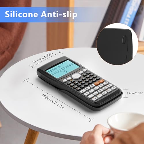 iPepul Graphing Calculator,IPepul Scientific Calculators 10 Modes /4 Graphing Functions,Desktop Math Calculator for College Students,School Supplies for Middle High School Teachers Office（Black） - Image 2